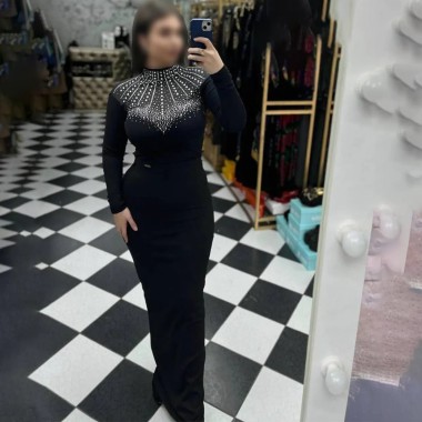 پیراهن ماکسی نگینی زنانه برلیانت R048