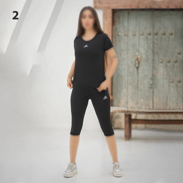 ست تیشرت شلوارک ورزشی زنانه راین اسپرت 2485
