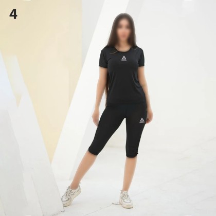 ست تیشرت شلوارک ورزشی زنانه راین اسپرت 2485
