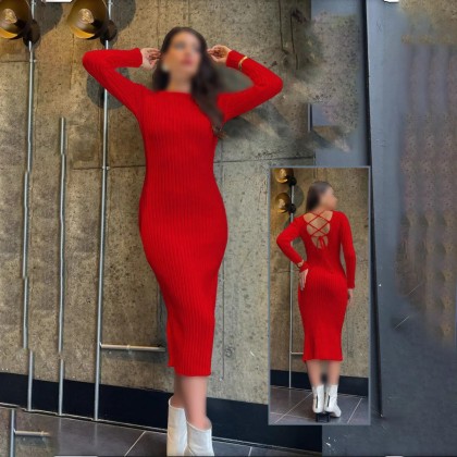 ماکسی پشت بندی زنانه میناز 397