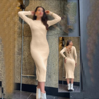ماکسی پشت بندی زنانه میناز 397