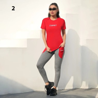 ست تیشرت شلوار ورزشی زنانه راین اسپرت 3980 2