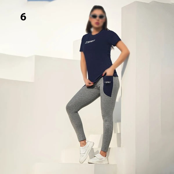 ست تیشرت شلوار ورزشی زنانه راین اسپرت 3980