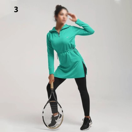 مانتو بغل گت دار ورزشی زنانه 690P