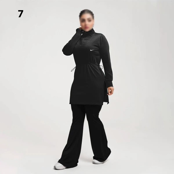 مانتو بغل گت دار ورزشی سایز بزرگ زنانه 684P