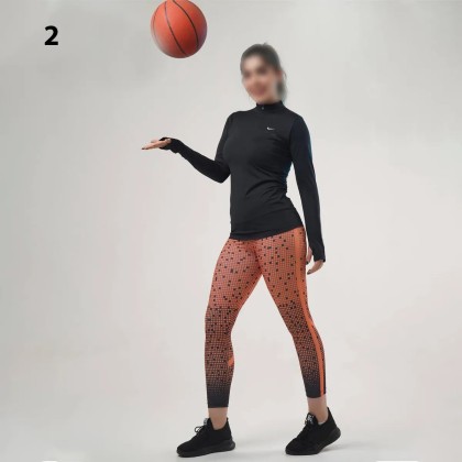 ست نیم زیپ فینگردار شصتی & لگ‌ کمرپهن ورزشی 703P