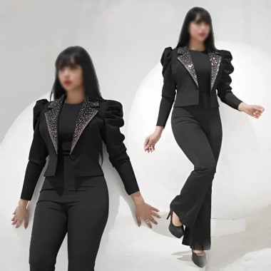 کت و اورال نگینی زنانه R051