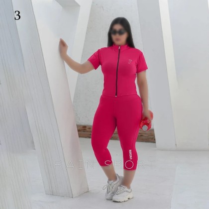 ست دو تیکه زنانه سایز بزرگ 3808