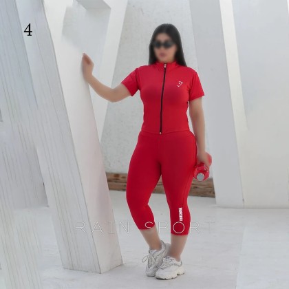 ست دو تیکه زنانه سایز بزرگ 3808