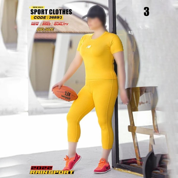 ست کراپ شلوارک زنانه سایز بزرگ کمرپهن 3689