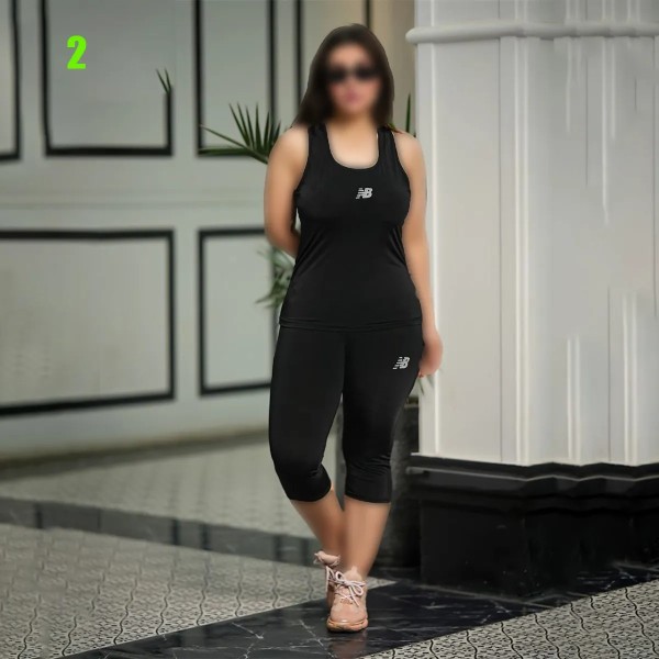 ست تاپ شلوارک زنانه سایز بزرگ 3994