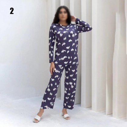 ست آستین بلند و شلوار خونگی زنانه 302