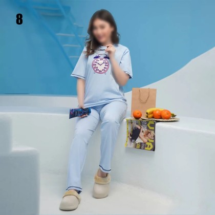 تیشرت شلوار راسته مینیمال زنانه 40396