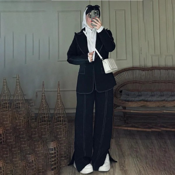 ست کت و شلوار لی براش زنانه بیوتی 40397