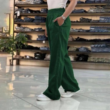 شلوار بگ لنین زنانه 40408
