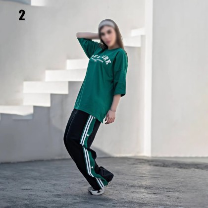 ست بلوز شلوار نیویورک زنانه هاکان 1178