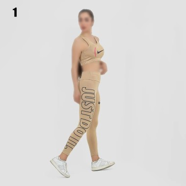 ست کراپ شلوار  NIKE زنانه 0235