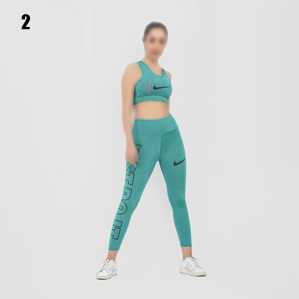 ست کراپ شلوار  NIKE زنانه 0235