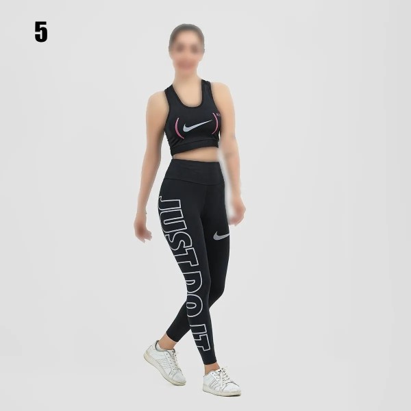 ست کراپ شلوار  NIKE زنانه 0235