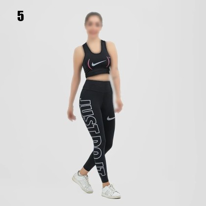 ست کراپ شلوار  NIKE زنانه 0235