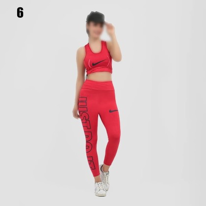 ست کراپ شلوار  NIKE زنانه 0235