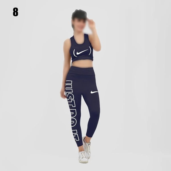 ست کراپ شلوار  NIKE زنانه 0235