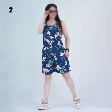 رکابی و شلوارک نخی زنانه 8304 2