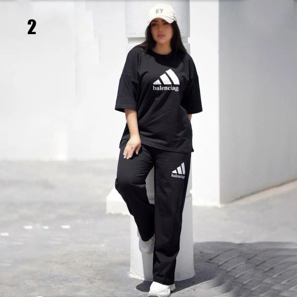 ست بلوز شلوار گلکسی پنبه زنانه 2641