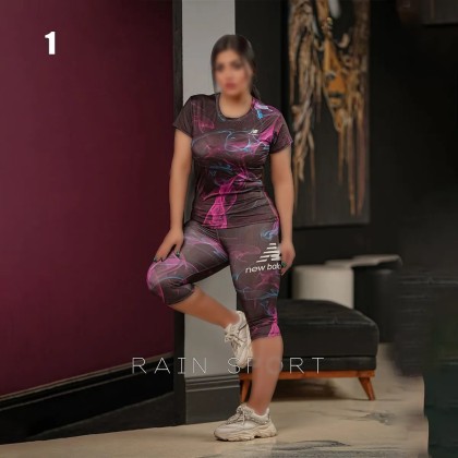 ست تیشرت شلوارک زنانه 4034