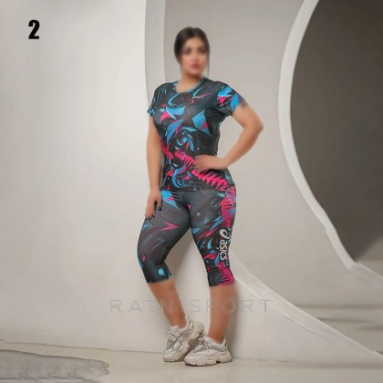 ست تیشرت شلوارک زنانه 4034