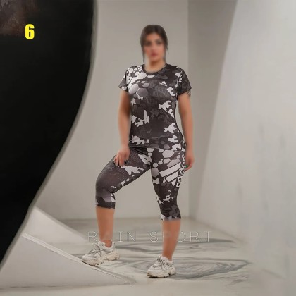 ست تیشرت شلوارک زنانه 4034