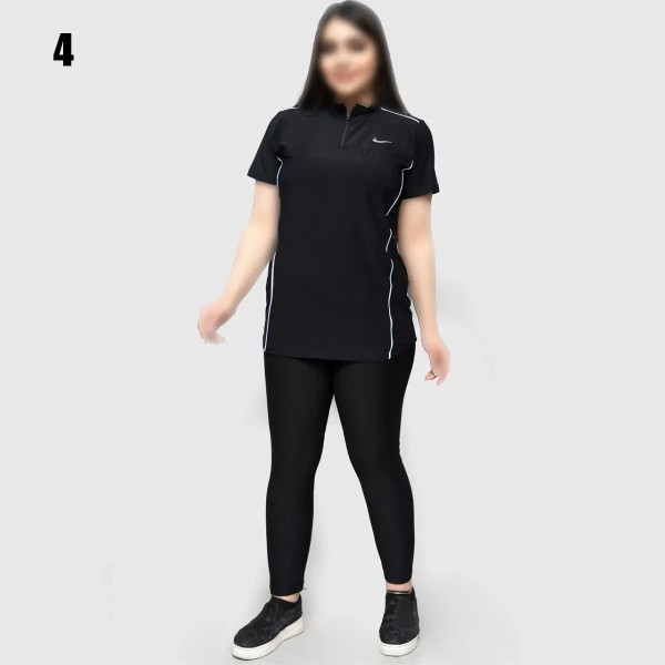 ست تیشرت و شلوار سایز بزرگ زنانه 1240