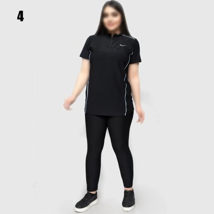 ست تیشرت و شلوار سایز بزرگ زنانه 1240