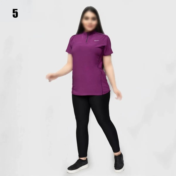 ست تیشرت و شلوار سایز بزرگ زنانه 1240