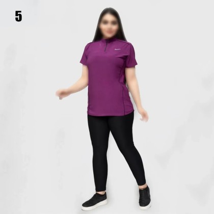 ست تیشرت و شلوار سایز بزرگ زنانه 1240