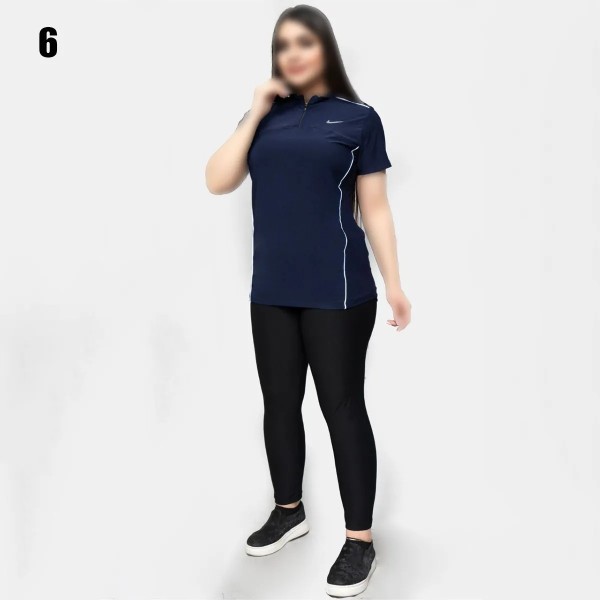 ست تیشرت و شلوار سایز بزرگ زنانه 1240
