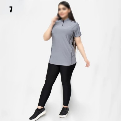 ست تیشرت و شلوار سایز بزرگ زنانه 1240