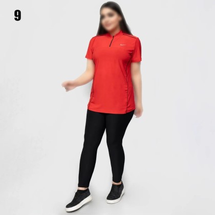 ست تیشرت و شلوار سایز بزرگ زنانه 1240