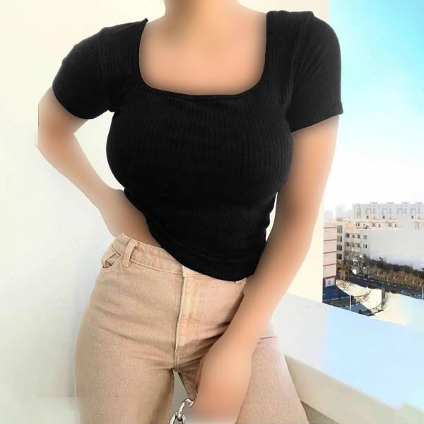 تیشرت یقه خشتی زنانه 1392