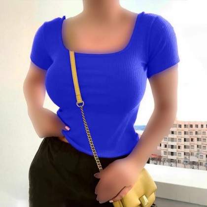 تیشرت یقه خشتی زنانه 1392