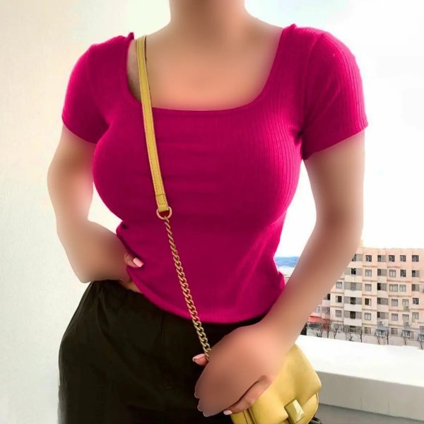 تیشرت یقه خشتی زنانه 1392
