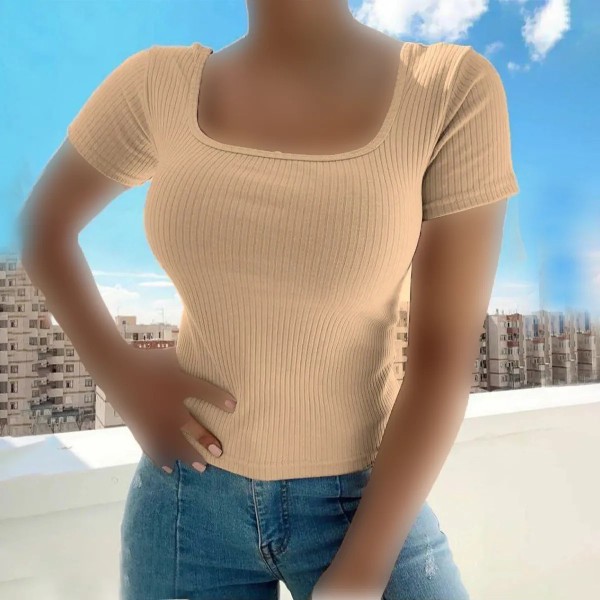 تیشرت یقه خشتی زنانه 1392