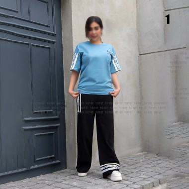 تیشرت شلوار دمپا گشاد زنانه 90661