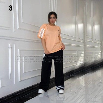 تیشرت شلوار دمپا گشاد زنانه 90661