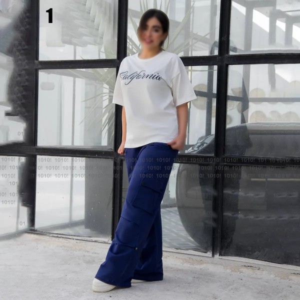تیشرت شلوار كارگو 90636