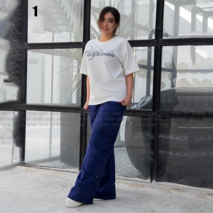 تیشرت شلوار كارگو 90636