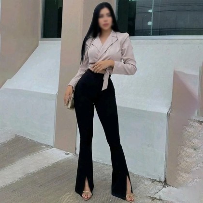 لگ کمرگنی کبریتی جلو چاک دار زنانه 40464