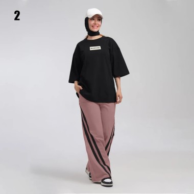 تیشرت و شلوار بالنسیاگا زنانه 100756 2