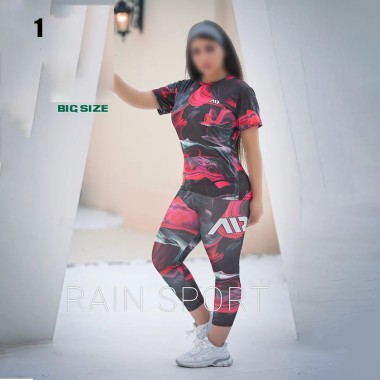 ست تیشرت شلوار(قد ۸۰) زنانه 4055