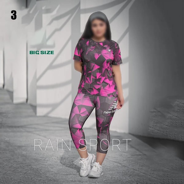 ست تیشرت شلوار(قد ۸۰) زنانه 4055